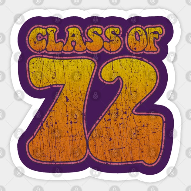 Class of 1972 Sticker by JCD666